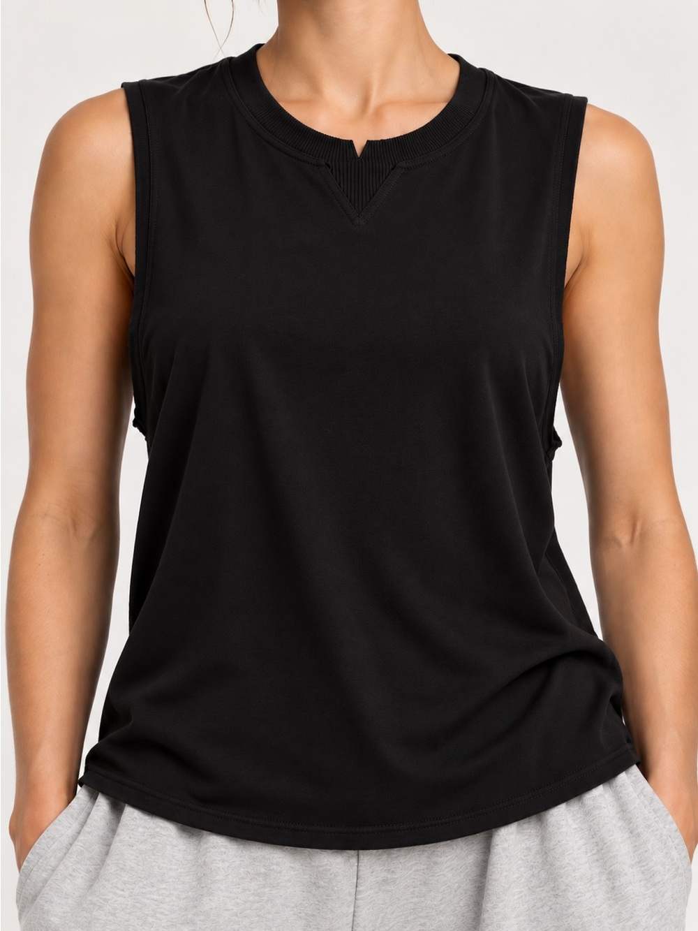 ♡ Joah Brown EUC Muscle Tank Black Rare